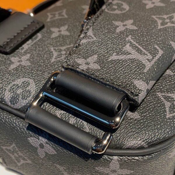 1:1 Replica Louis Vuitton LV Bumbag Monogram Eclipse Canvas Unique For Men M42906 - 11in/28cm