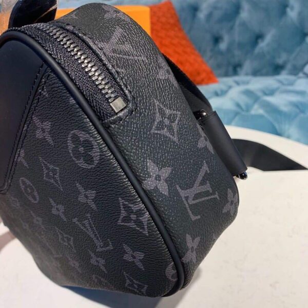 1:1 Replica Louis Vuitton LV Bumbag Monogram Eclipse Canvas Unique For Men M42906 - 11in/28cm