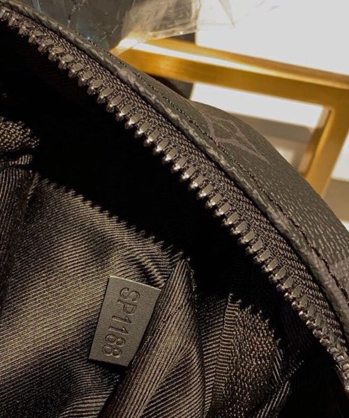 1:1 Replica Louis Vuitton LV Bumbag Monogram Eclipse Canvas Unique For Men M42906 - 11in/28cm