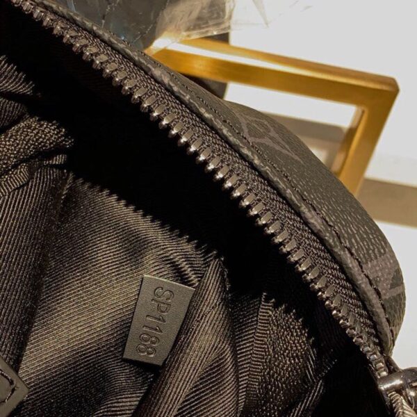 1:1 Replica Louis Vuitton LV Bumbag Monogram Eclipse Canvas Unique For Men M42906 - 11in/28cm
