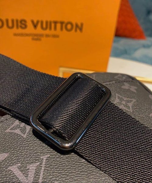1:1 Replica Louis Vuitton LV Bumbag Monogram Eclipse Canvas Unique For Men M42906 - 11in/28cm