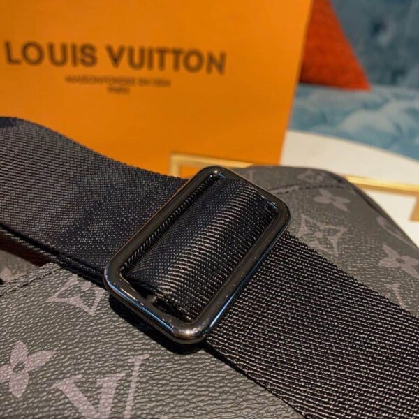 1:1 Replica Louis Vuitton LV Bumbag Monogram Eclipse Canvas Unique For Men M42906 - 11in/28cm
