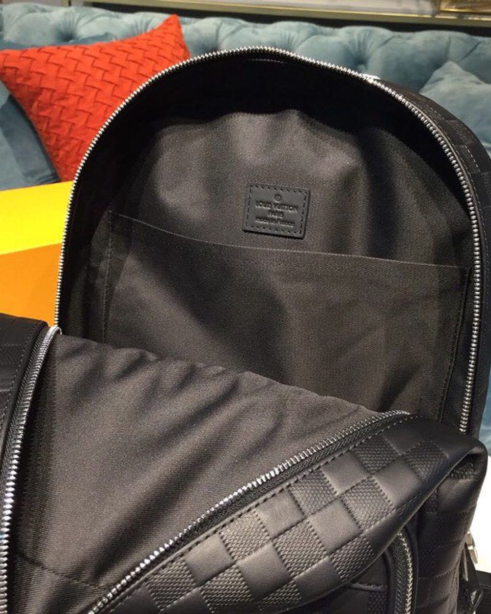 1:1 Replica Louis Vuitton LV Campus Backpack Damier InfiniUnique Bag For Men N40306 - 39cm