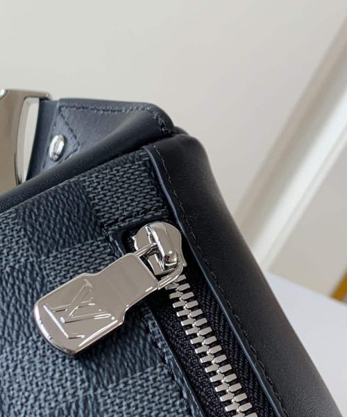 1:1 Replica Louis Vuitton LV Campus Bumbag Damier Graphite Canvas Unique Bag For Men N40362 - 10.2in