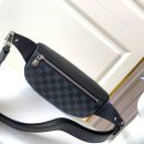 1:1 Replica Louis Vuitton LV Campus Bumbag Damier Graphite Canvas Unique Bag For Men N40362 - 10.2in