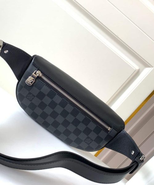 1:1 Replica Louis Vuitton LV Campus Bumbag Damier Graphite Canvas Unique Bag For Men N40362 - 10.2in