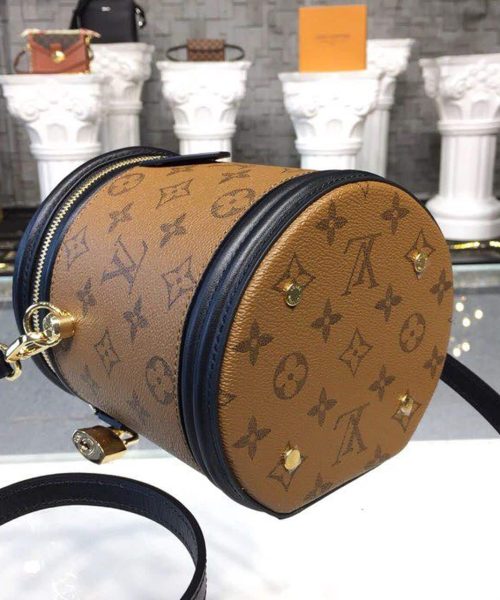 1:1 Replica Louis Vuitton LV Cannes Monogram Reverse Canvas Luxury Bag For Women M43986 -  5.9in/15cm