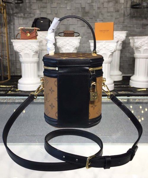 1:1 Replica Louis Vuitton LV Cannes Monogram Reverse Canvas Luxury Bag For Women M43986 -  5.9in/15cm