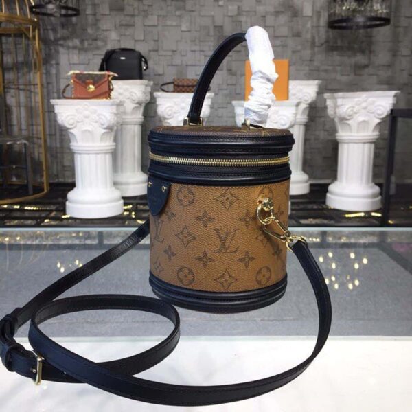 1:1 Replica Louis Vuitton LV Cannes Monogram Reverse Canvas Luxury Bag For Women M43986 -  5.9in/15cm