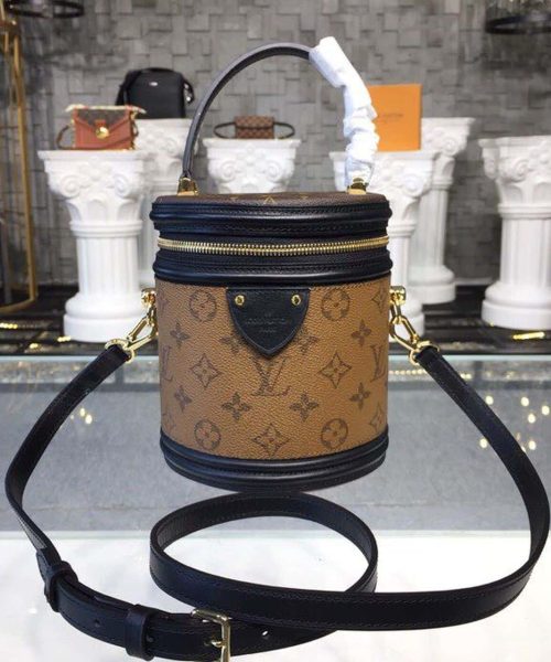 1:1 Replica Louis Vuitton LV Cannes Monogram Reverse Canvas Luxury Bag For Women M43986 -  5.9in/15cm