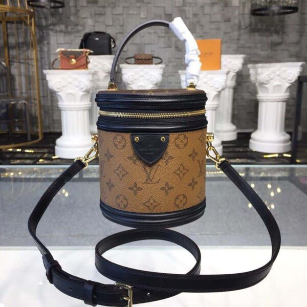1:1 Replica Louis Vuitton LV Cannes Monogram Reverse Canvas Luxury Bag For Women M43986 -  5.9in/15cm