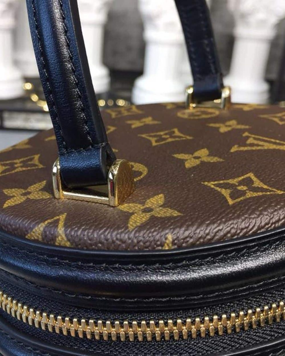 1:1 Replica Louis Vuitton LV Cannes Monogram Reverse Canvas Luxury Bag For Women M43986 -  5.9in/15cm