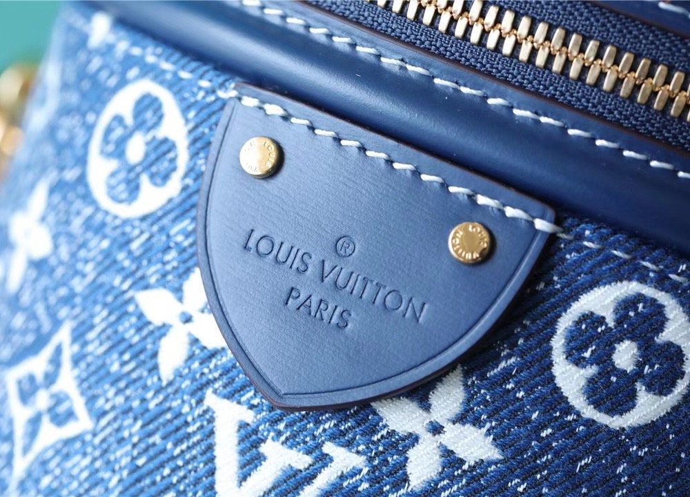 1:1 Replica Louis Vuitton LV Cannes Monogram Denim Luxury Bag For Women - 6.7in