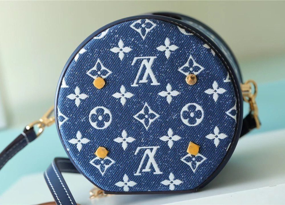 1:1 Replica Louis Vuitton LV Cannes Monogram Denim Luxury Bag For Women - 6.7in