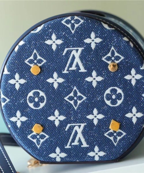 1:1 Replica Louis Vuitton LV Cannes Monogram Denim Luxury Bag For Women - 6.7in