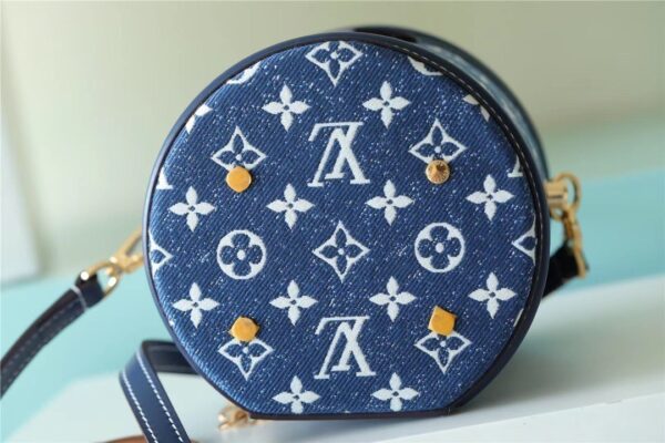 1:1 Replica Louis Vuitton LV Cannes Monogram Denim Luxury Bag For Women - 6.7in