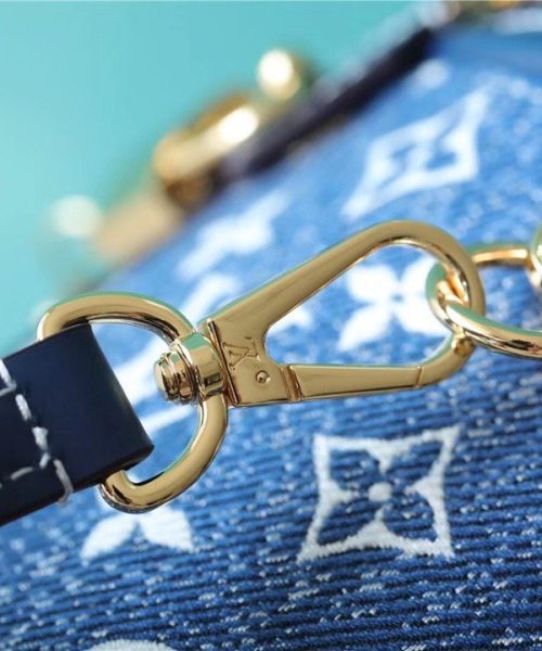 1:1 Replica Louis Vuitton LV Cannes Monogram Denim Luxury Bag For Women - 6.7in