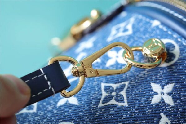 1:1 Replica Louis Vuitton LV Cannes Monogram Denim Luxury Bag For Women - 6.7in