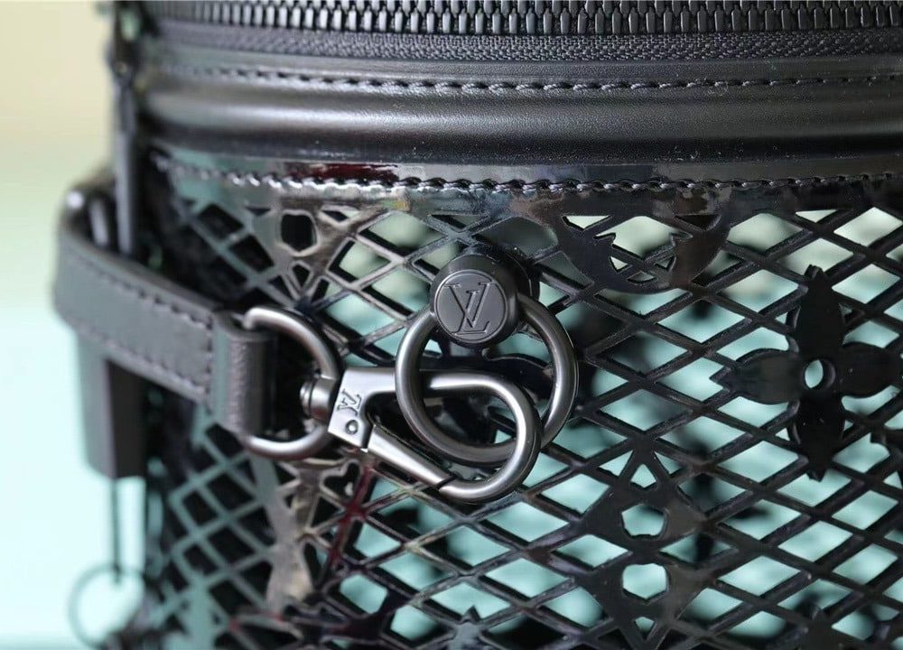1:1 Replica Louis Vuitton LV Cannes Monogram Lace Black Luxury Bag For Women M20363 - 6.7in