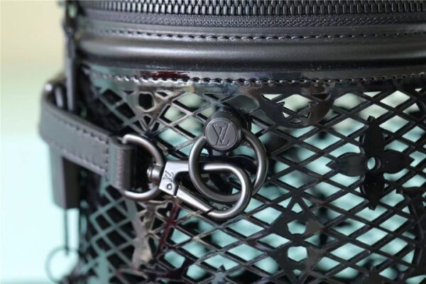 1:1 Replica Louis Vuitton LV Cannes Monogram Lace Black Luxury Bag For Women M20363 - 6.7in