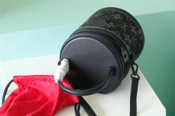 1:1 Replica Louis Vuitton LV Cannes Monogram Lace Black Luxury Bag For Women M20363 - 6.7in