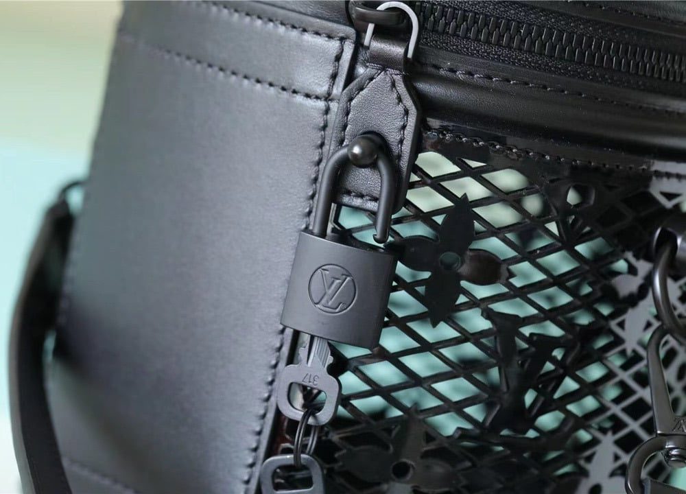 1:1 Replica Louis Vuitton LV Cannes Monogram Lace Black Luxury Bag For Women M20363 - 6.7in