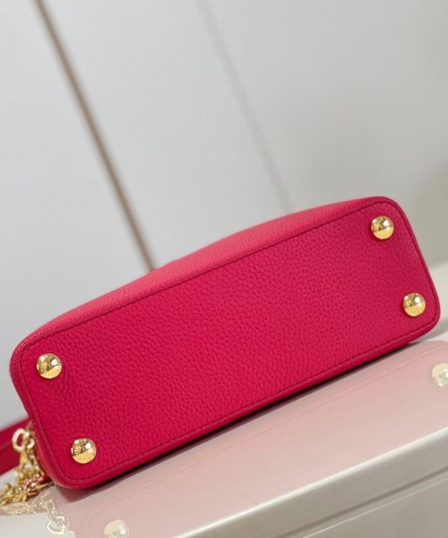 1:1 Replica Louis Vuitton LV Capucines BB Hot Pink Luxury Bag For Women - 10.6in