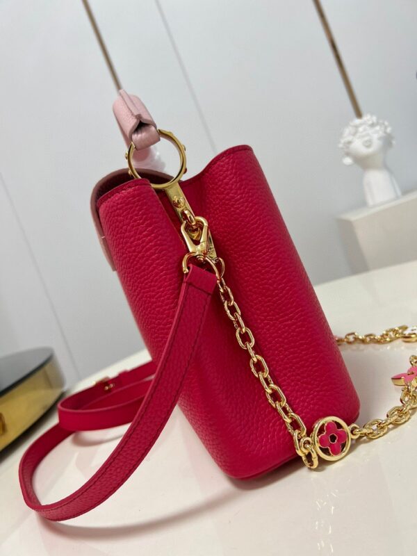 1:1 Replica Louis Vuitton LV Capucines BB Hot Pink Luxury Bag For Women - 10.6in