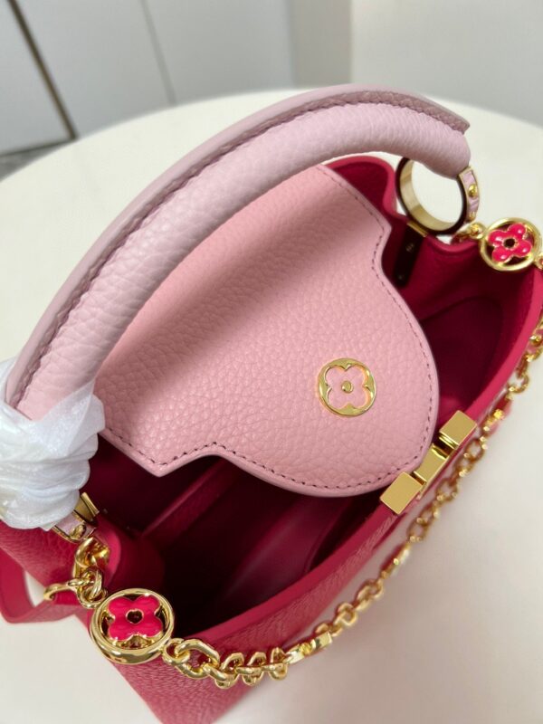 1:1 Replica Louis Vuitton LV Capucines BB Hot Pink Luxury Bag For Women - 10.6in