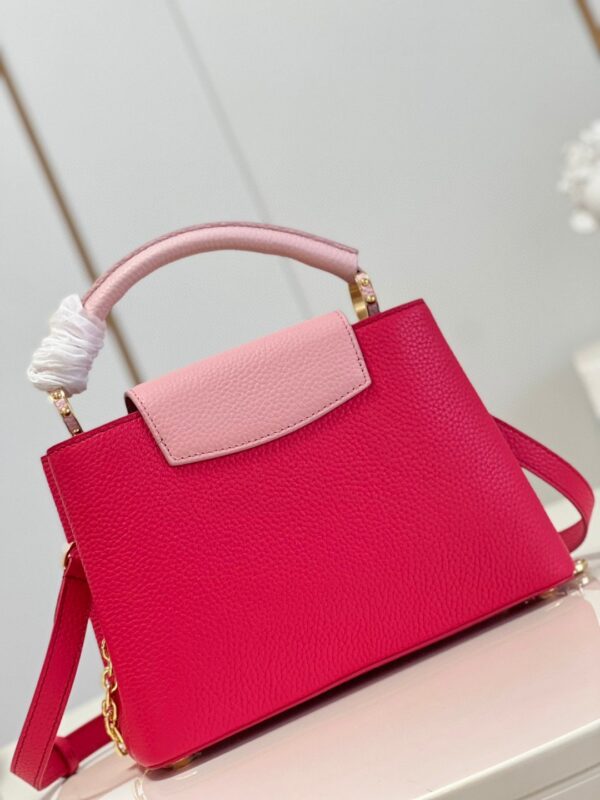 1:1 Replica Louis Vuitton LV Capucines BB Hot Pink Luxury Bag For Women - 10.6in