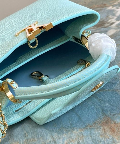 1:1 Replica Louis Vuitton LV Capucines BB Jade Green Luxury Bag For Women - 10.6in