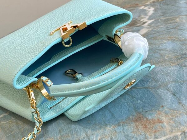 1:1 Replica Louis Vuitton LV Capucines BB Jade Green Luxury Bag For Women - 10.6in