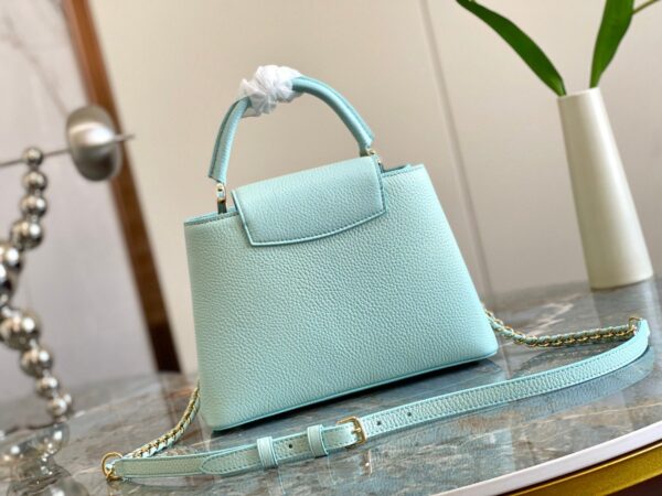 1:1 Replica Louis Vuitton LV Capucines BB Jade Green Luxury Bag For Women - 10.6in