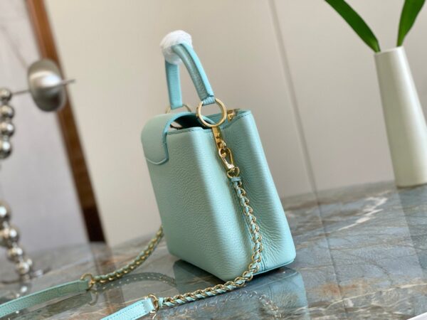 1:1 Replica Louis Vuitton LV Capucines BB Jade Green Luxury Bag For Women - 10.6in