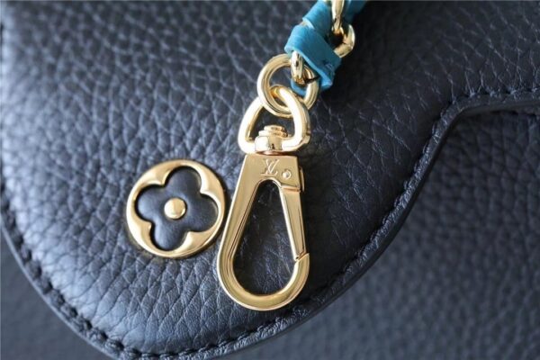 1:1 Replica Louis Vuitton LV Capucines BB Taurillon Black/Blue Luxury Bag For Women - 10.6in/27cm