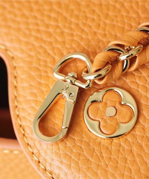 1:1 Replica Louis Vuitton LV Capucines BB Taurillon Jaune Sunbeam For Women - 27cm/10.6in