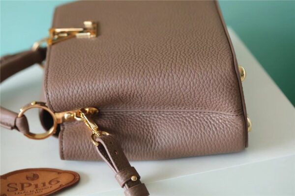 1:1 Replica Louis Vuitton LV Capucines BB Taurillon Light Brown Luxury Bag For Women - 26cm
