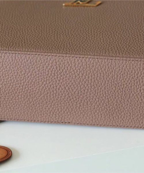 1:1 Replica Louis Vuitton LV Capucines BB Taurillon Light Brown Luxury Bag For Women - 26cm