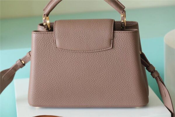 1:1 Replica Louis Vuitton LV Capucines BB Taurillon Light Brown Luxury Bag For Women - 26cm