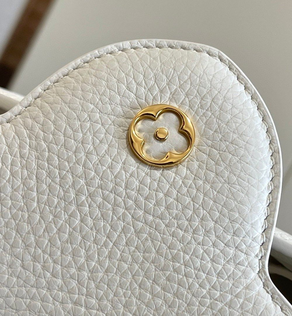 1:1 Replica Louis Vuitton LV Capucines BB White Luxury Bag For Women M55832 - 10.6in/27cm