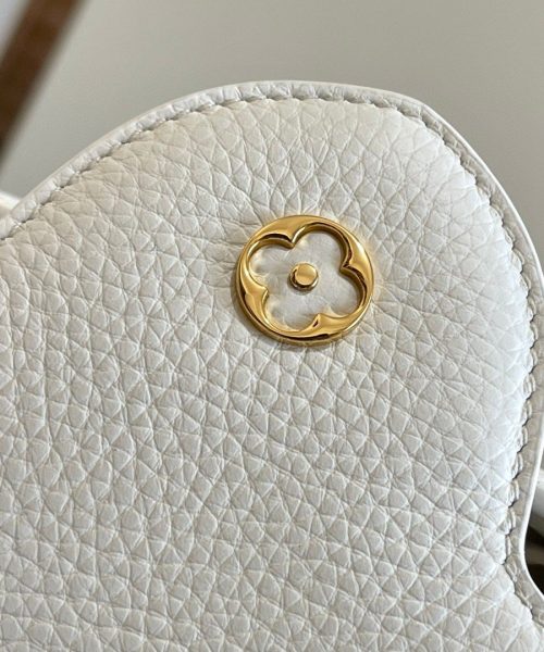1:1 Replica Louis Vuitton LV Capucines BB White Luxury Bag For Women M55832 - 10.6in/27cm