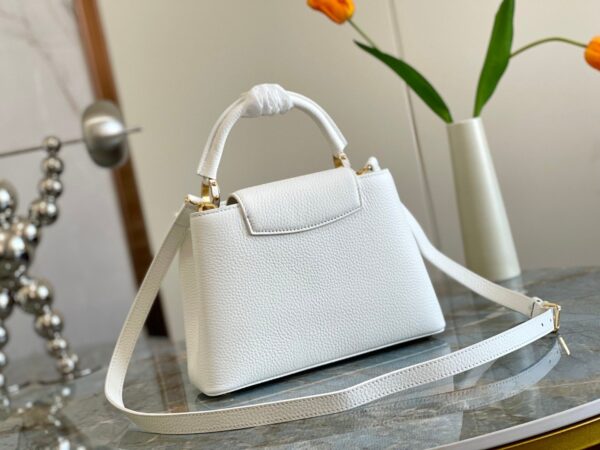 1:1 Replica Louis Vuitton LV Capucines BB White Luxury Bag For Women M55832 - 10.6in/27cm