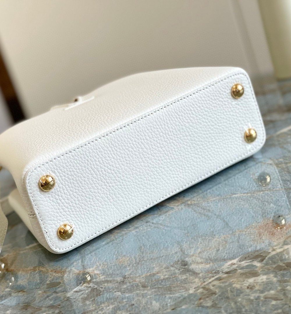 1:1 Replica Louis Vuitton LV Capucines BB White Luxury Bag For Women M55832 - 10.6in/27cm
