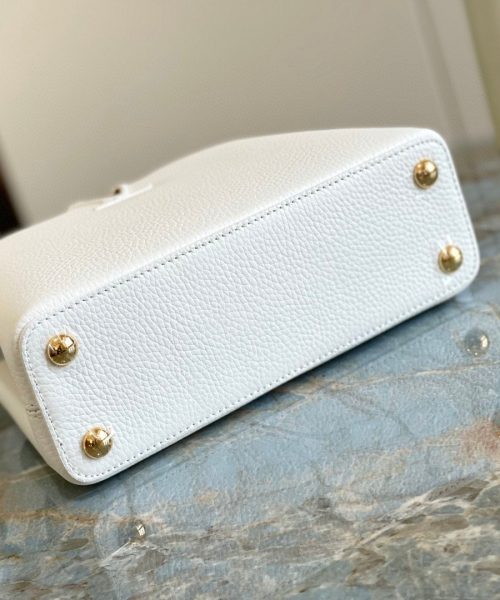 1:1 Replica Louis Vuitton LV Capucines BB White Luxury Bag For Women M55832 - 10.6in/27cm