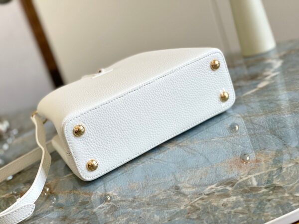 1:1 Replica Louis Vuitton LV Capucines BB White Luxury Bag For Women M55832 - 10.6in/27cm