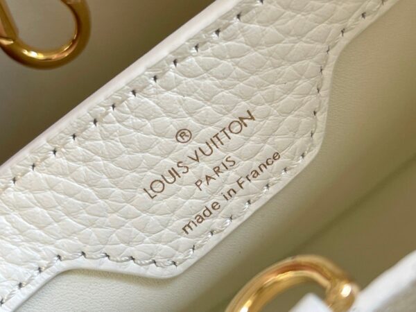 1:1 Replica Louis Vuitton LV Capucines BB White Luxury Bag For Women M55832 - 10.6in/27cm