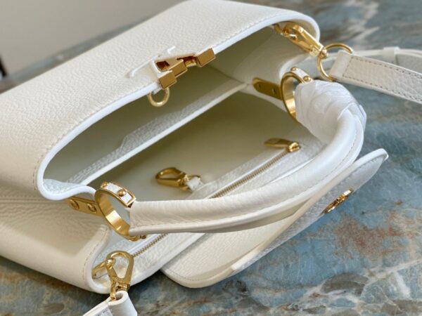 1:1 Replica Louis Vuitton LV Capucines BB White Luxury Bag For Women M55832 - 10.6in/27cm