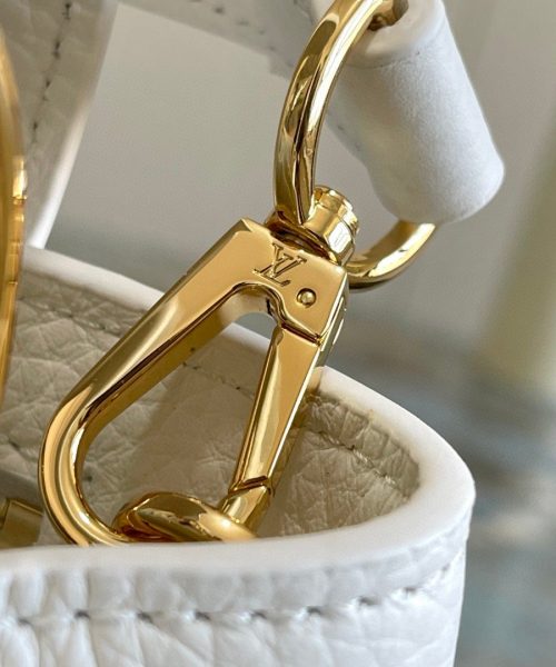 1:1 Replica Louis Vuitton LV Capucines BB White Luxury Bag For Women M55832 - 10.6in/27cm