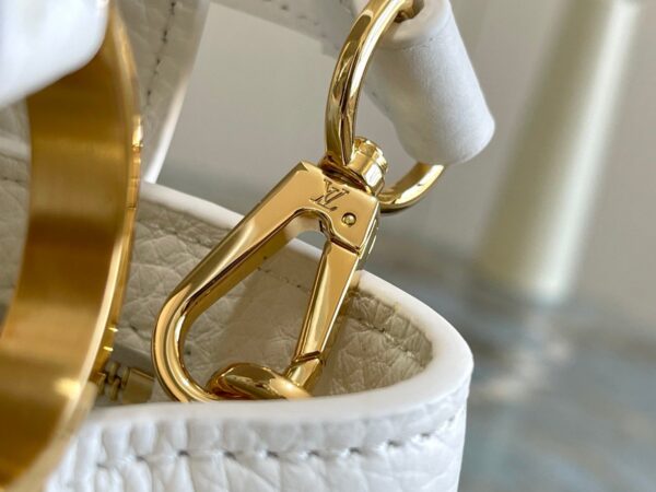 1:1 Replica Louis Vuitton LV Capucines BB White Luxury Bag For Women M55832 - 10.6in/27cm