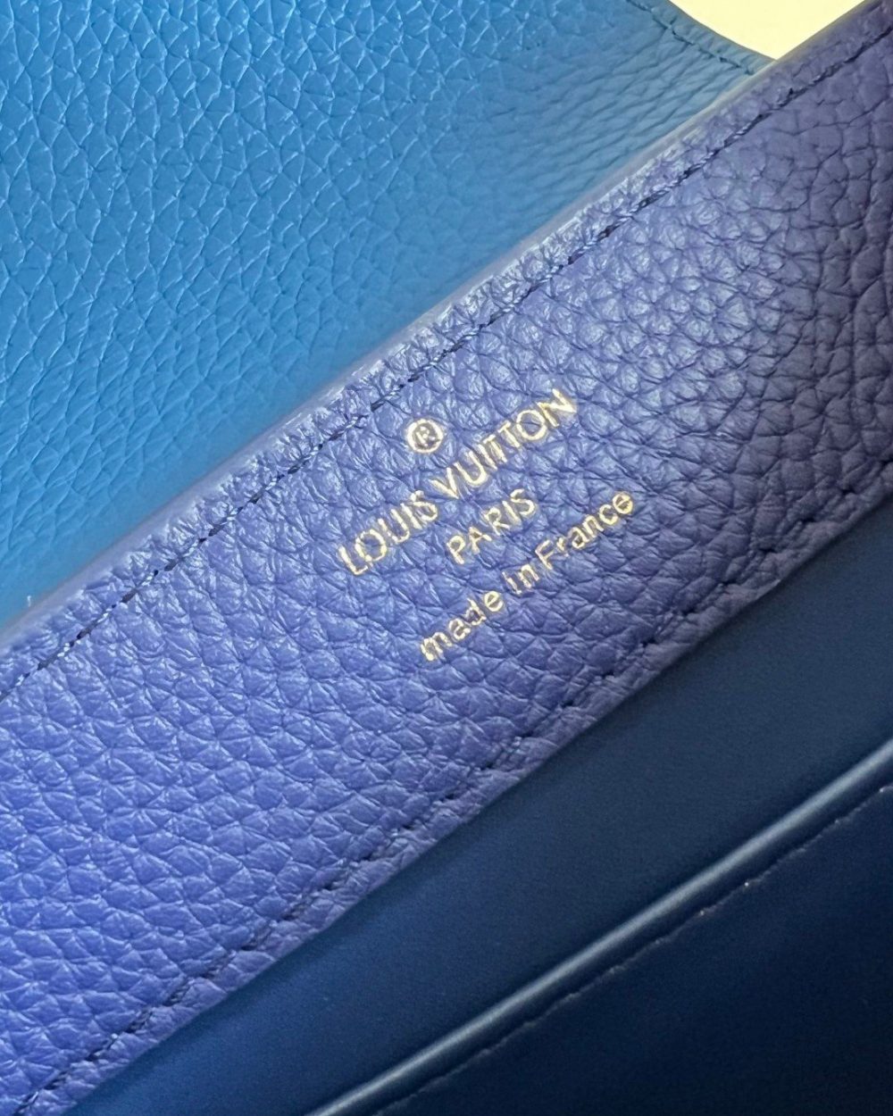 1:1 Replica Louis Vuitton LV Capucines Mini Blue Luxury Bag For Women - 8.3in/21cm